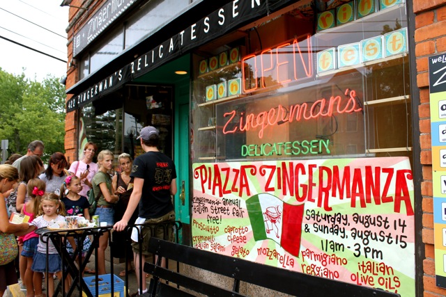 Piazza Zingermanza Deli Front