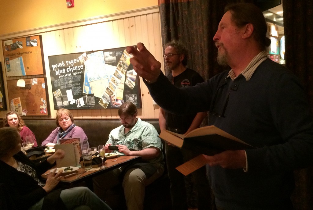 Paul reads a selection from 'City of the Bees' by Frank Stuart.