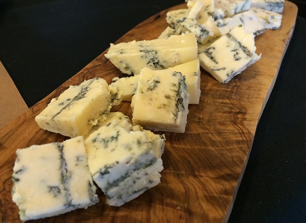 Beautiful blue cheese at Zingerman's Deli. 