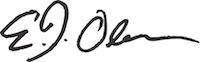 Eric Olsen Signature