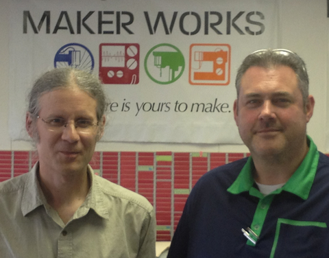 Tom and Dale, founders of Maker Works