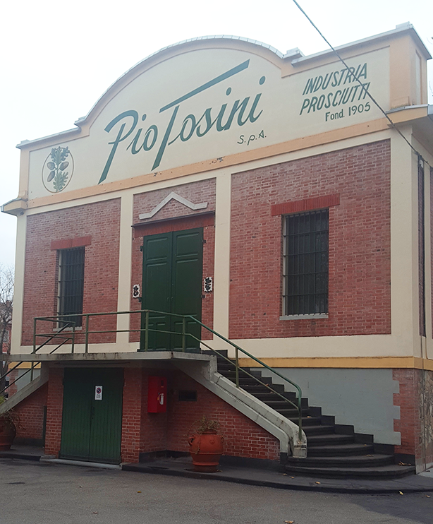 Pio Tosini is a prosciutto curing house that's been operated by the same family since 1906! 