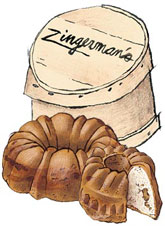 Zingerman's sour cream coffee cake