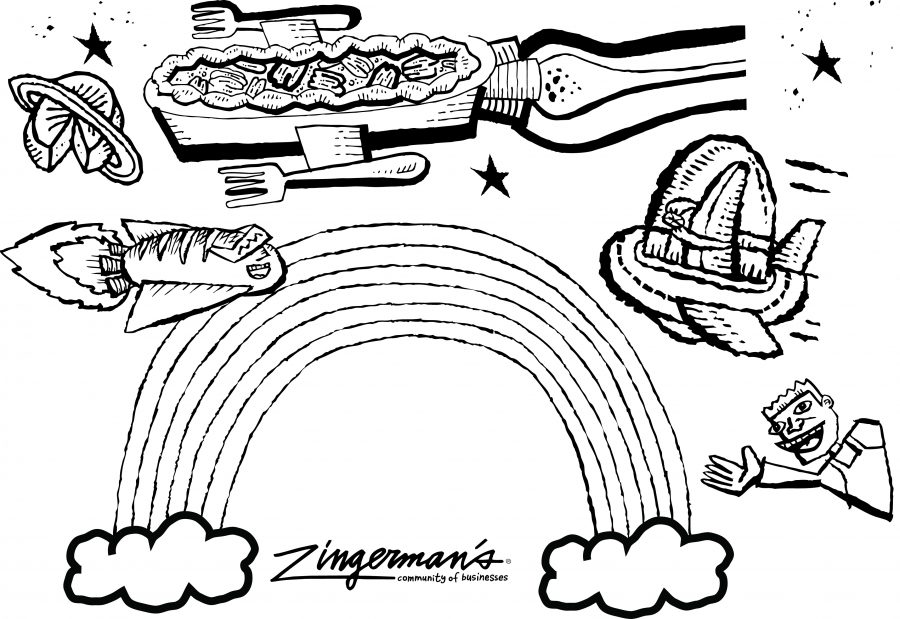 Zinger Box Colouring In Smile! Zingerman’s Coloring Pages - Zingerman’s Community of Businesses