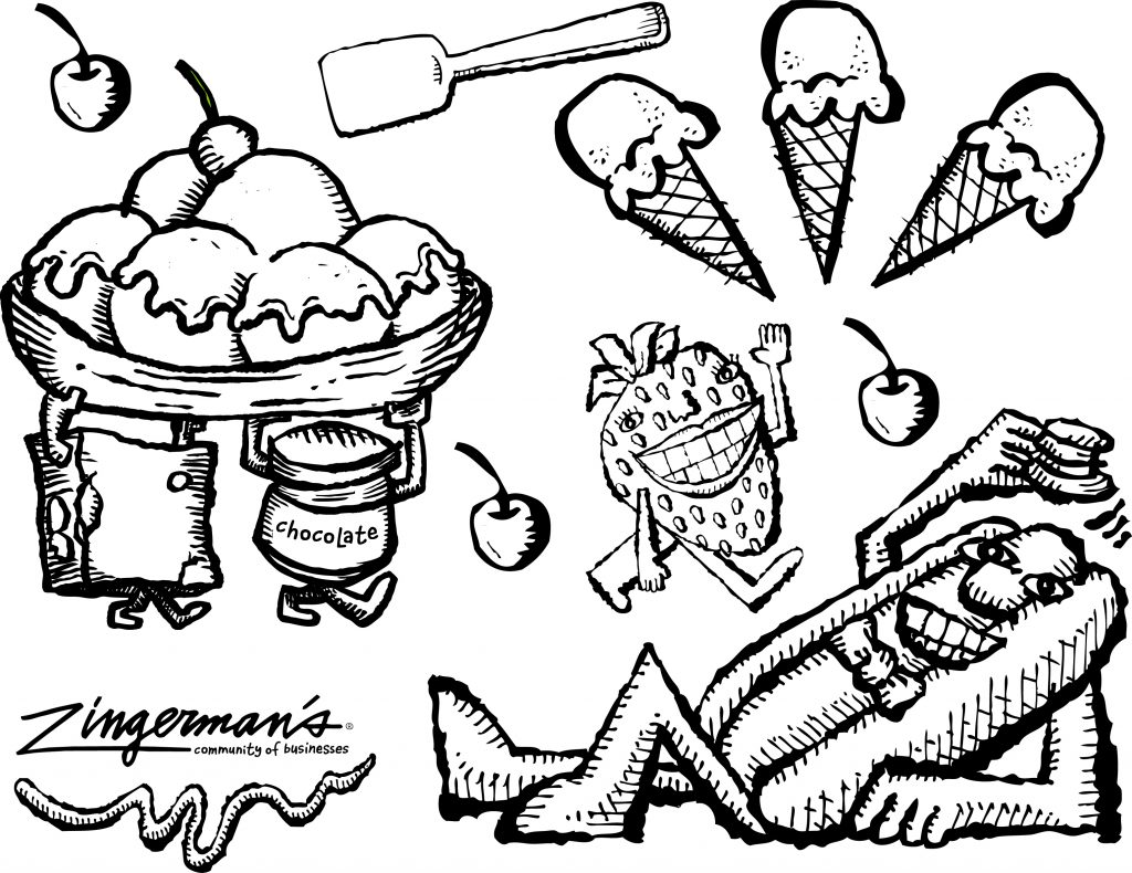 Zinger Box Colouring In Smile! Zingerman’s Coloring Pages - Zingerman’s Community of Businesses
