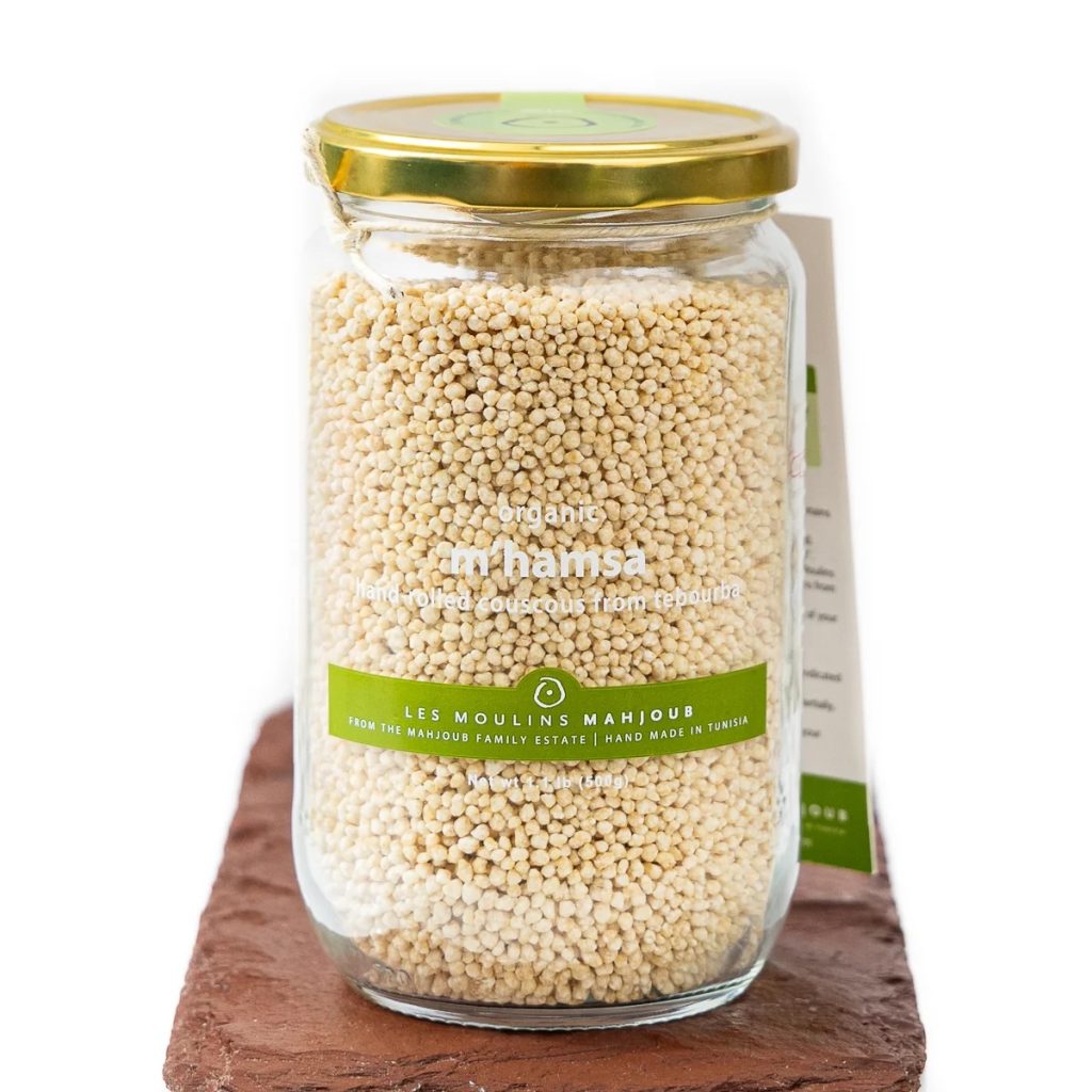 a jar of couscous