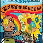 July August Newsletter Cover - The Art of Bringing our food to life cover