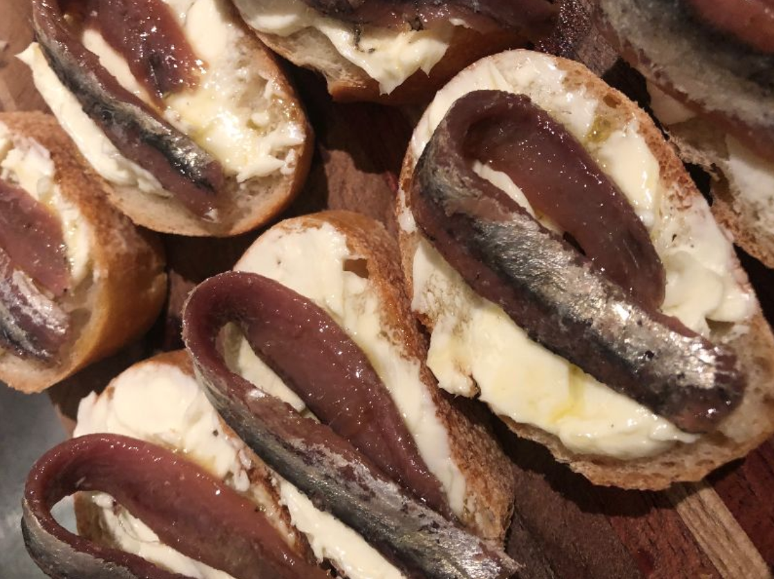 Anchovies and Butter, or as they say in Italy, Acciughe e Burro