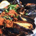 Mussels with ’Nduja