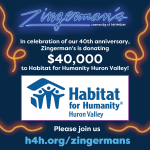 We're Celebrating Our 40th Anniversary by Giving Back to Habitat for Humanity