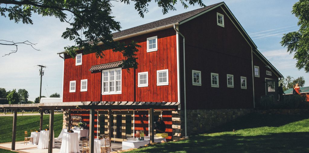The red barn at Cornman Farms