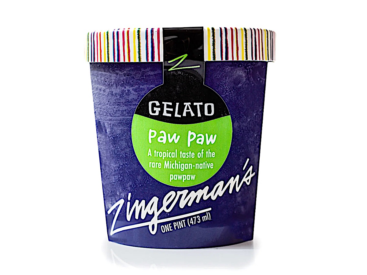 Paw paw gelato from the creamery.
